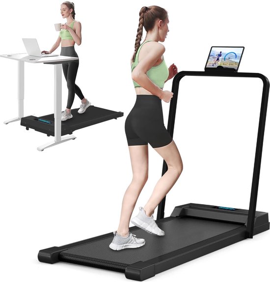 Loopband - 1-12km/u - Inklapbaar - Wandelband - Led Display en Afstandsbediening - Walking Pad - Treadmill - Opvouwbare Loopband - Lugia